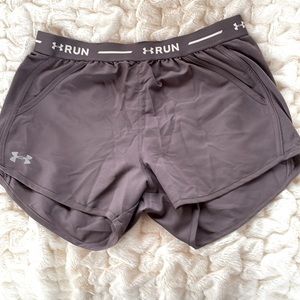 Under Armour Running Shorts.  Size M.  Dusty Plum color.